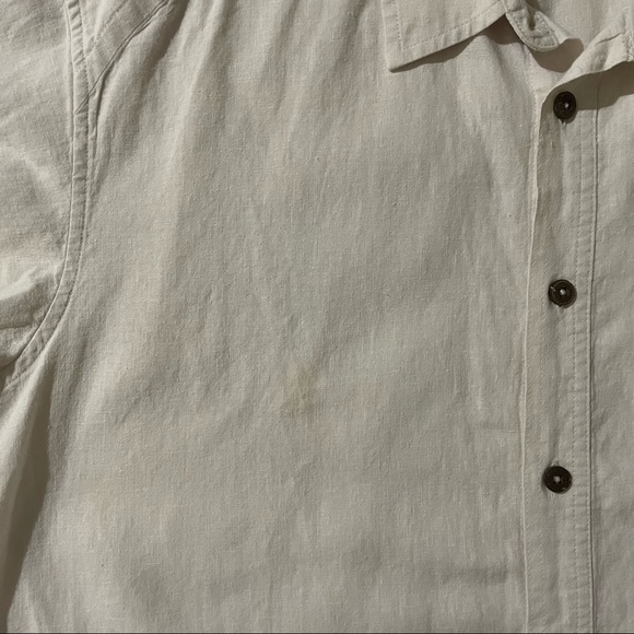 Patagonia Off White Button Down Shirt / Size M - Picture 4 of 9